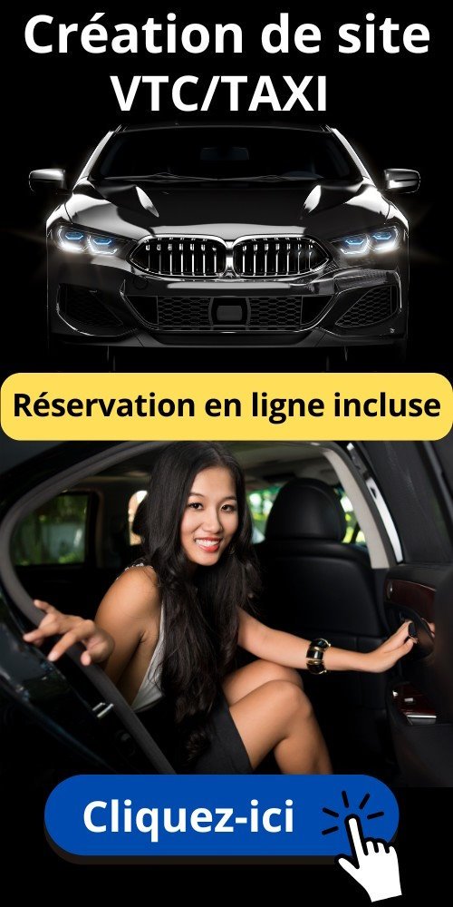 création de site pour vtc et taxi